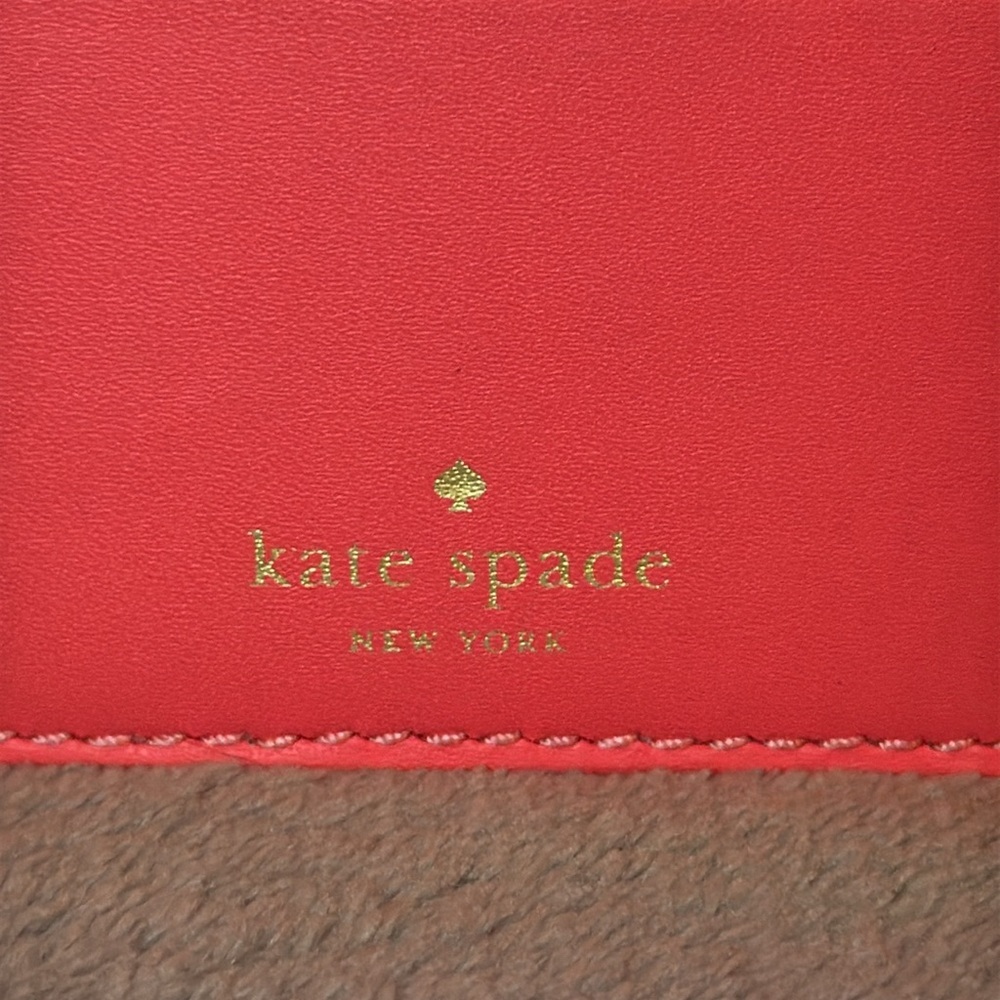 ♠️KATE SPADE♠️Flamingo(Pink/Salmon)Wellesley Graham Cardholder/EUC - Picture 4 of 7